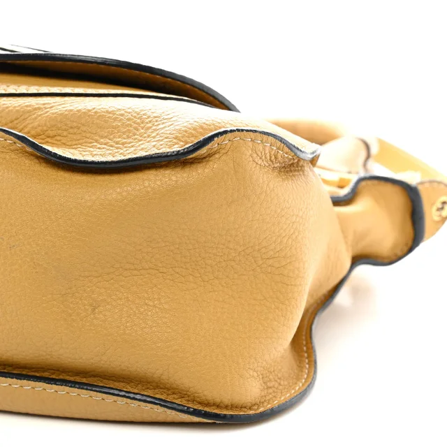 Chloé Medium Marcie Satchel Sand Shell in Calfskin from FASHIONPHILE, photo 10 of 11