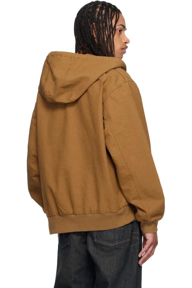 Carhartt Work In Progress Tan OG Active Jacket, photo 3 of 4 from SSENSE