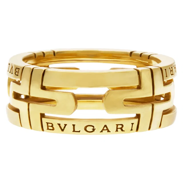Bvlgari Parentesi ring in 18k in Yellow Gold from Gray And Sons