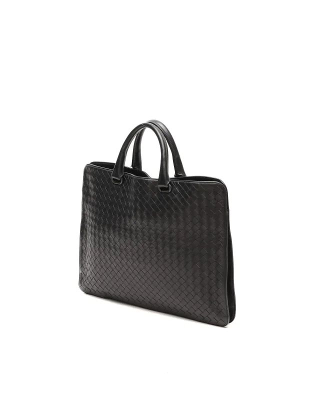 Bottega Veneta Intrecciato Business Bag in Woven leather from A Retro Tale, photo 2 of 9