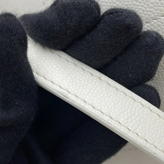 Chanel Stitch Pocket CCTote Bag WhiteAS5417 Caviar Leather in Caviar leather from GALLERY RARE, photo 15 of 19