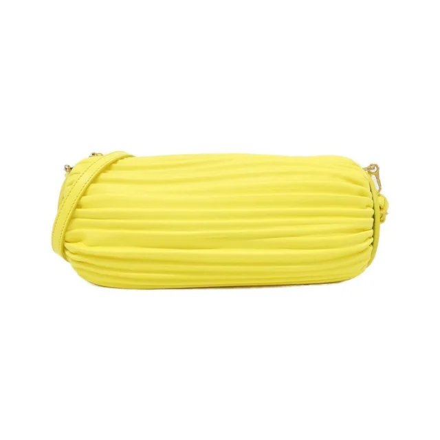 Loewe Bracelet Handbag Pouch A912p841x08 Shoulder Bag in yellow Lambskin from Poshmark