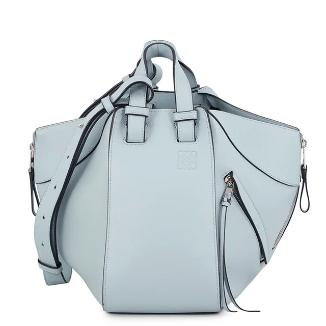 Loewe Hammock 2-way Bag Aqua387.30NN60 Calf Leather Size Small in Calfskin from GALLERY RARE