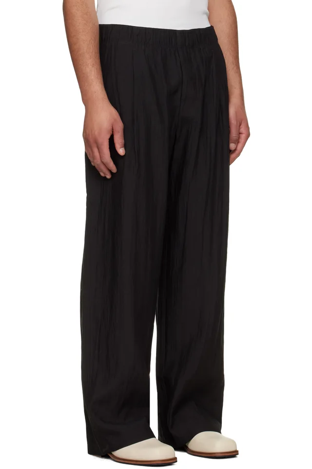 OUR LEGACY Black Leisure Trousers, photo 2 of 4 from SSENSE