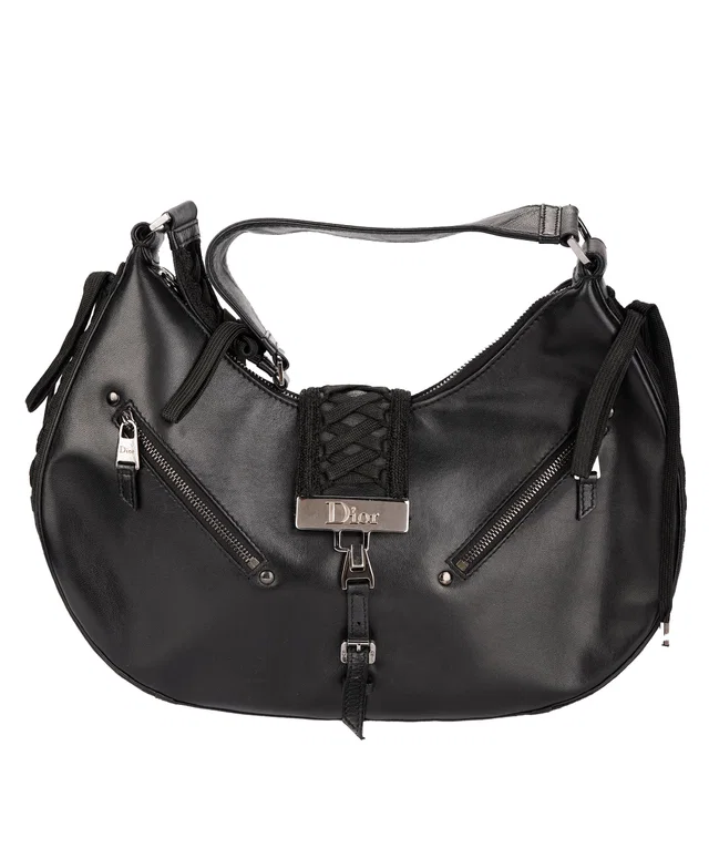 Dior Admit it Corset Bag Black in Black Leather from Luxury Promise