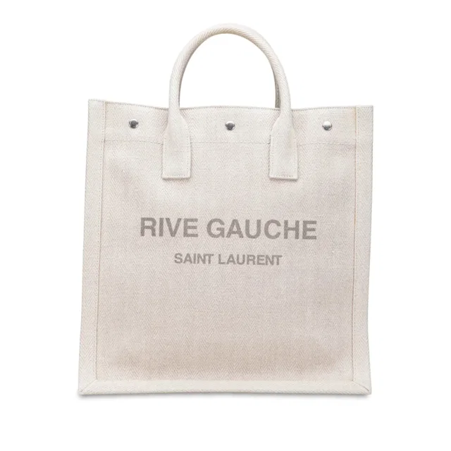 Brown Saint Laurent Canvas Rive Gauche North South Tote in Brown Canvas from Designer Revival, photo 1 of 1