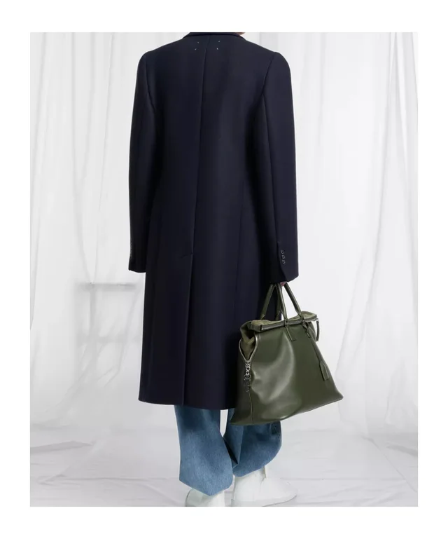 Maison Margiela Double-Breasted Wool Overcoat, photo 4 of 6 from SENSER