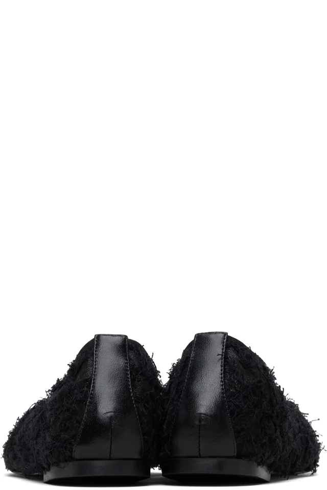 Proenza Schouler Black Glove Lace Ballerina Flats, photo 2 of 5 from SSENSE