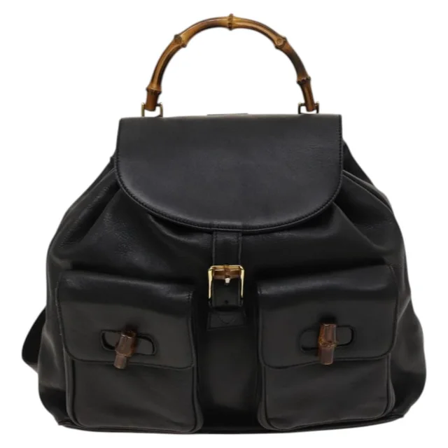 Gucci Bamboo backpacks in Leather from The Brand Collector