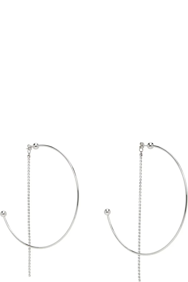 Justine Clenquet Justin Crystal Earrings, photo 2 of 2 from SSENSE