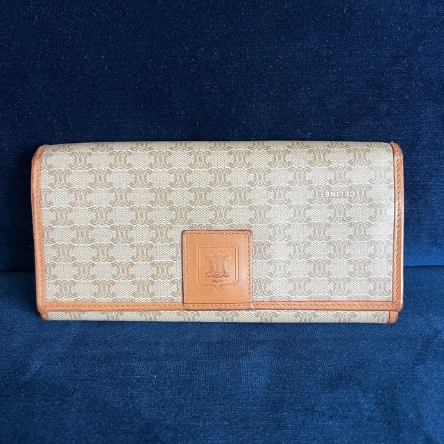 Celine Women's Wallets - Tan/Cream in brown|neutral from Depop, photo 1 of 1