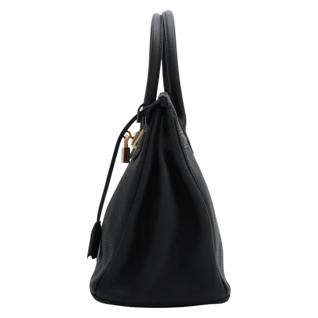 Hermès 2018 Birkin 30 Black in Black Togo leather from VINTAGE QOO TOKYO, photo 2 of 15