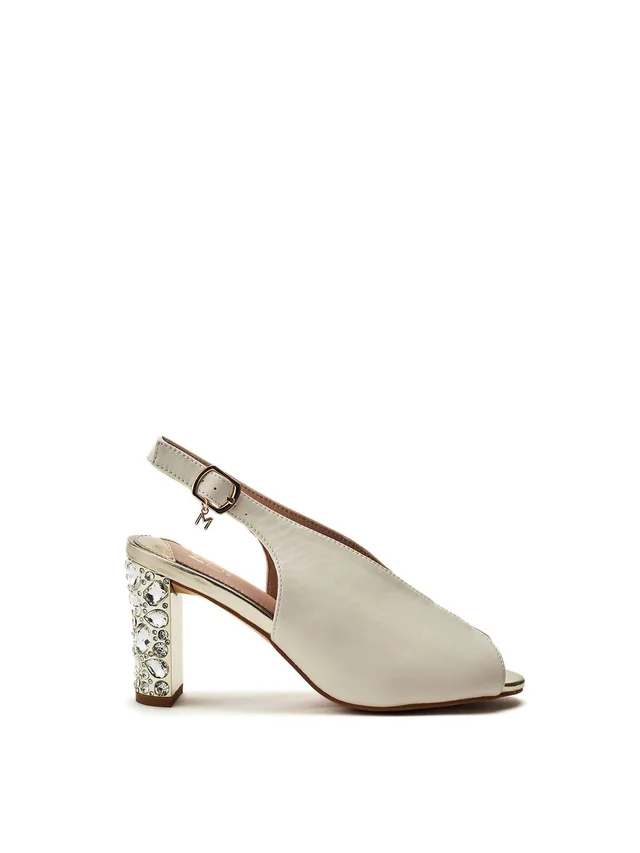 Moda In Pelle Maeva Heeled Sandals in White from Fenwick, photo 1 of 1