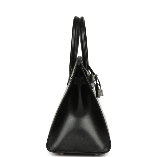 Hermès Birkin Sellier 30 Black Box Palladium Hardware in Black Calfskin from Madison Avenue Couture, photo 3 of 9