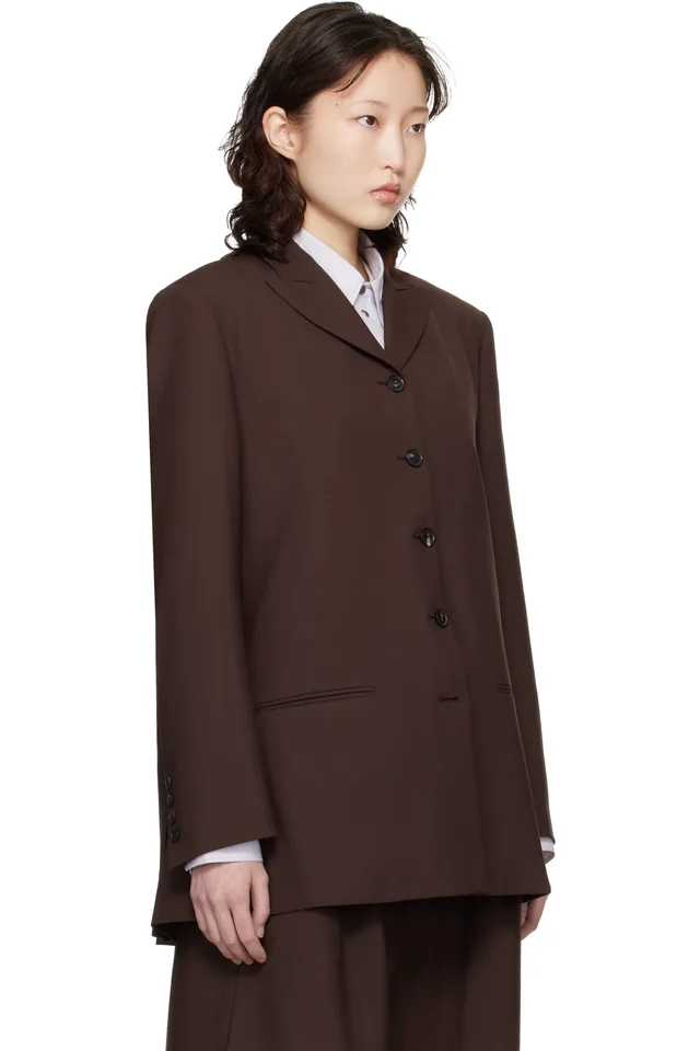 Cordera Brown Tailored Blazer, photo 2 of 4 from SSENSE