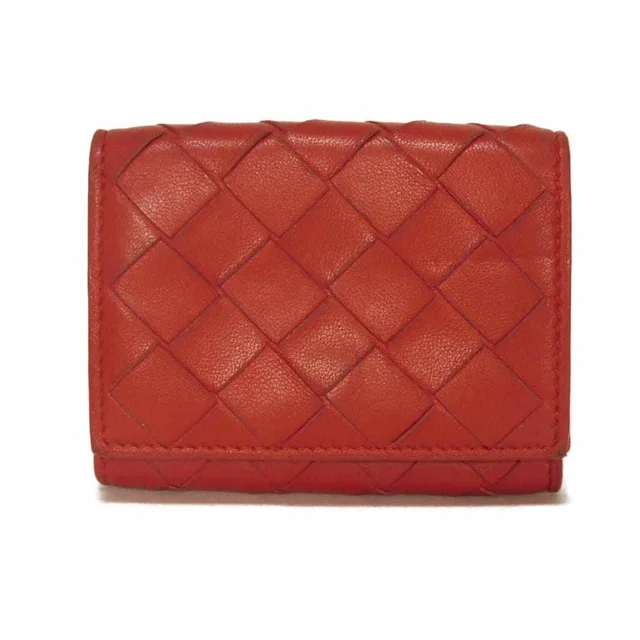 Bottega Veneta Tiny Wallet Trifold Wallet in Lambskin from LuxUness
