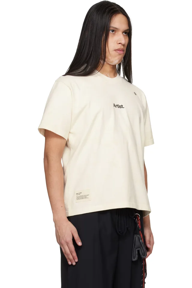 Song for the Mute Off-White Birkenstock Edition 'The Artist' Aged T-shirt, photo 2 of 2 from SSENSE
