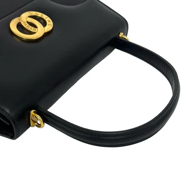 Celine 2way Shoulder Bag in Black Leather from LuxUness, photo 4 of 10
