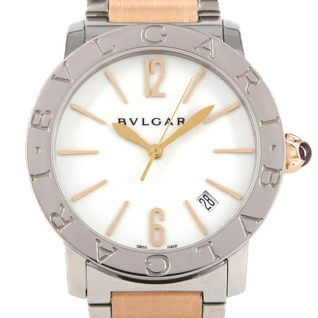 Bvlgari Bvlgari Stainless Steel Pink Gold Automatic in Pink from LuxUness