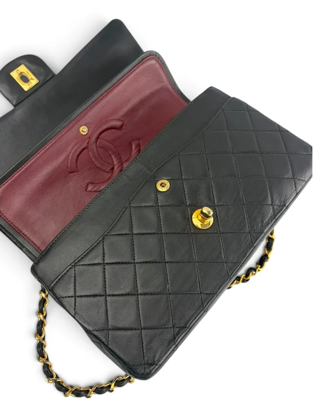 Chanel Vintage Classic Medium Double Flap in Lambskin from Season 2 Consign, photo 11 of 13
