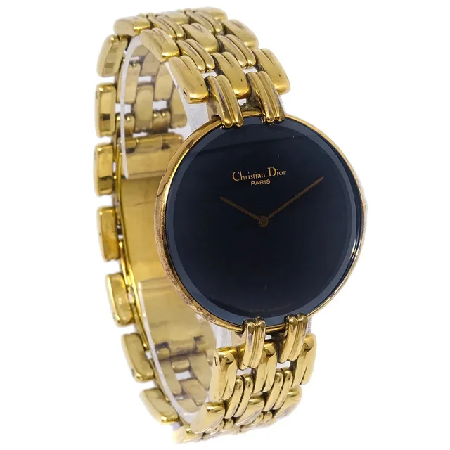 Dior Bagheera Black Moon Watch 47 154-2 in Black from AMORE Vintage Tokyo