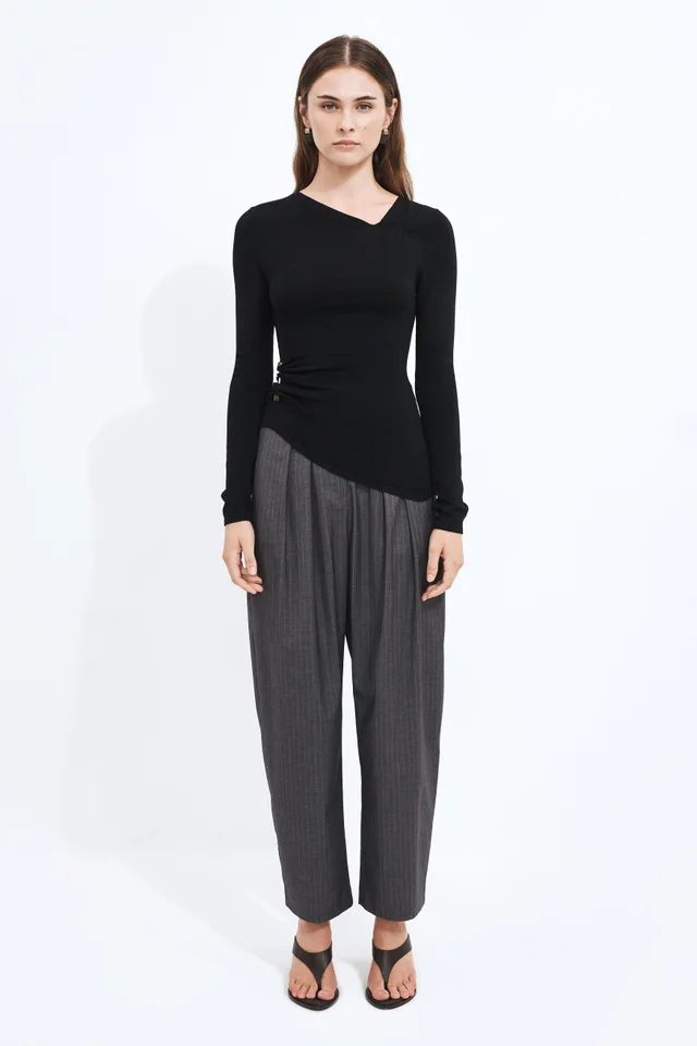 Aje Studio Gianna Knit Top in Black from Aje, photo 1 of 1
