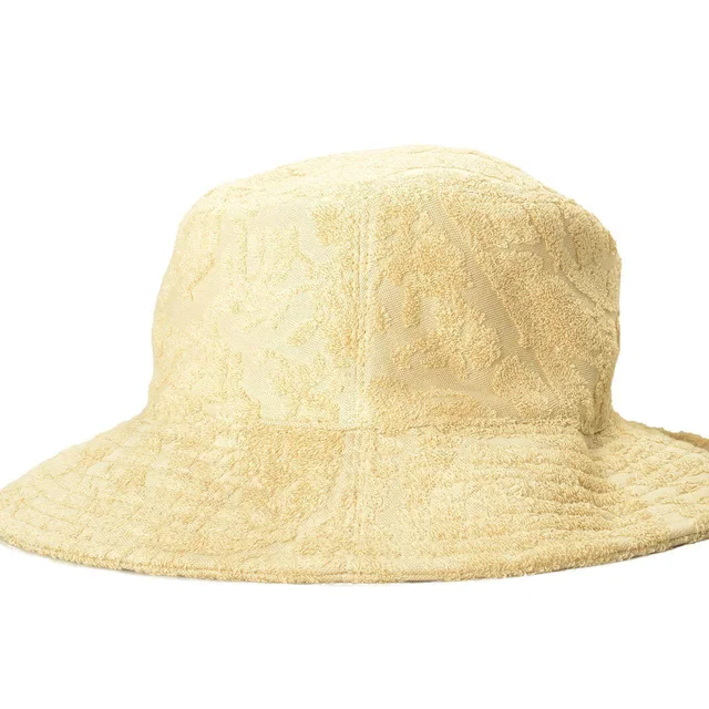 Versace Men's Cotton Hat - Cream/Tan in neutral|brown from Depop, photo 4 of 9
