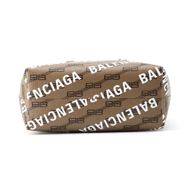 Balenciaga BBMonogram Shopper Bag Brown702699 PVC Size Small from GALLERY RARE, photo 3 of 18