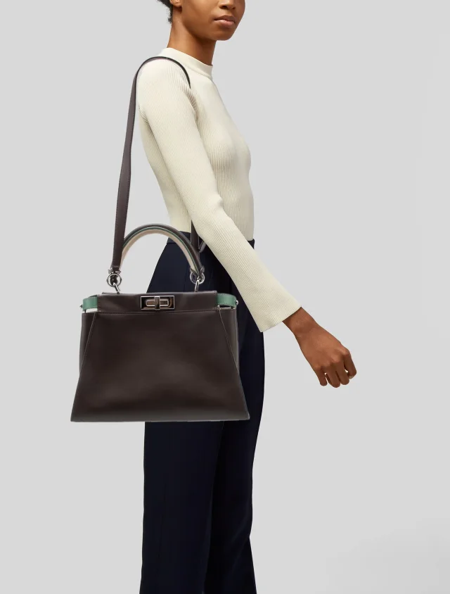 Fendi Crossbody handbags, wallets & cases in Brown Leather from The RealReal, photo 2 of 7