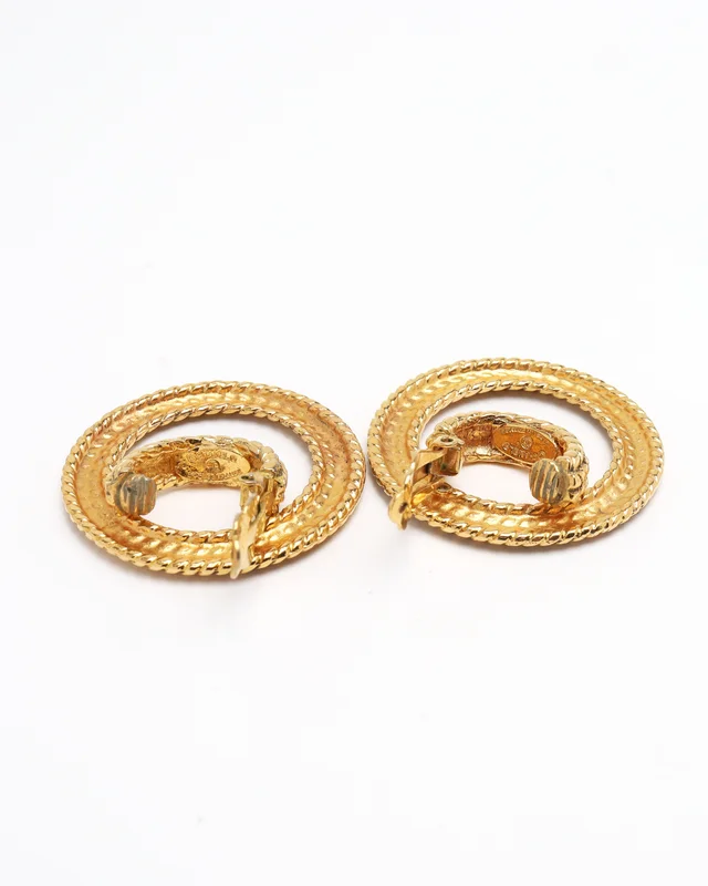 Chanel Clip-on Hoop Earrings from A Retro Tale, photo 2 of 2
