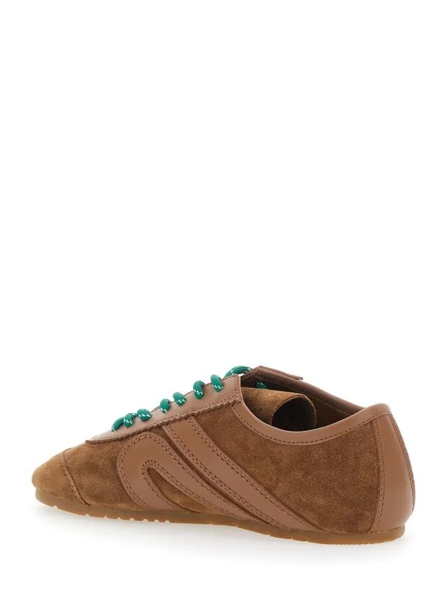 JEFFREY CAMPBELL Sneaker 'Aleta' Brown with Contrast Leather Details for Women in Brown, photo 5 of 8 from Gaudenzi Boutique