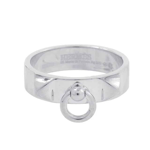 Hermès Collier de Chien Ring Size PM/55/#15H115607B SV925 from GALLERY RARE