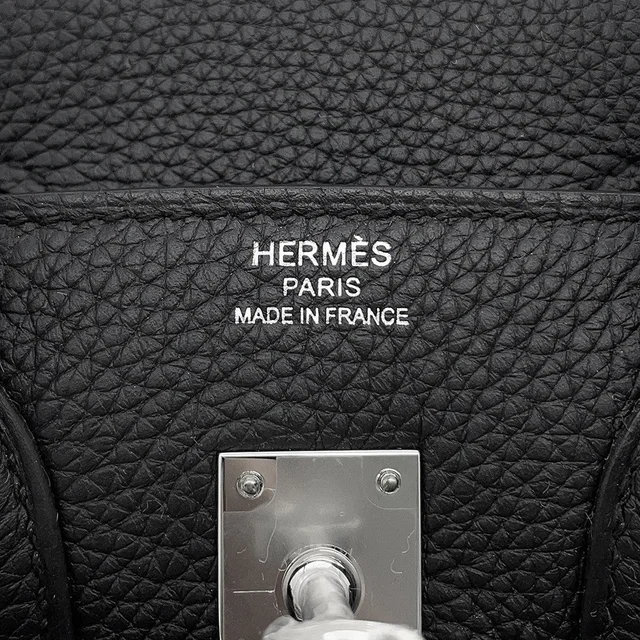Hermès Birkin Black Togo Leather Size 25 in Black Togo leather from GALLERY RARE, photo 7 of 8