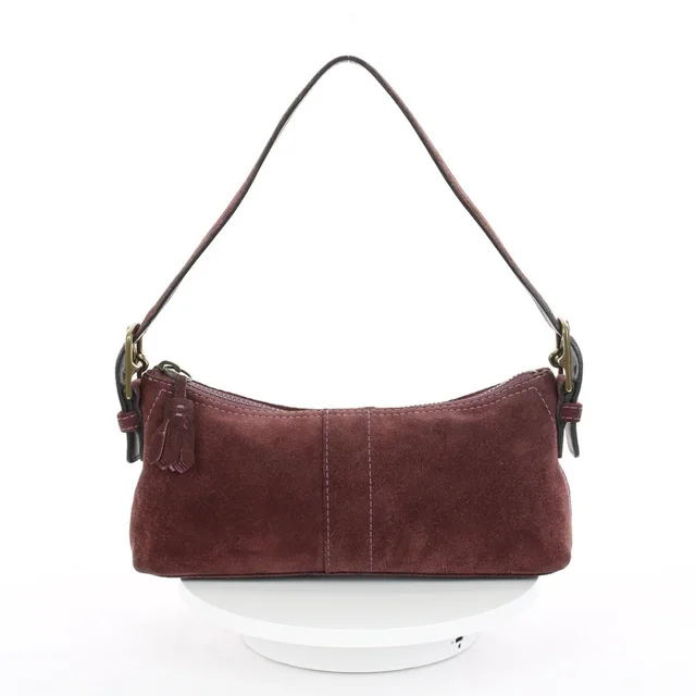 Coach Y2k Vintage Suede Plum Demi Bag in purple Suede from Poshmark