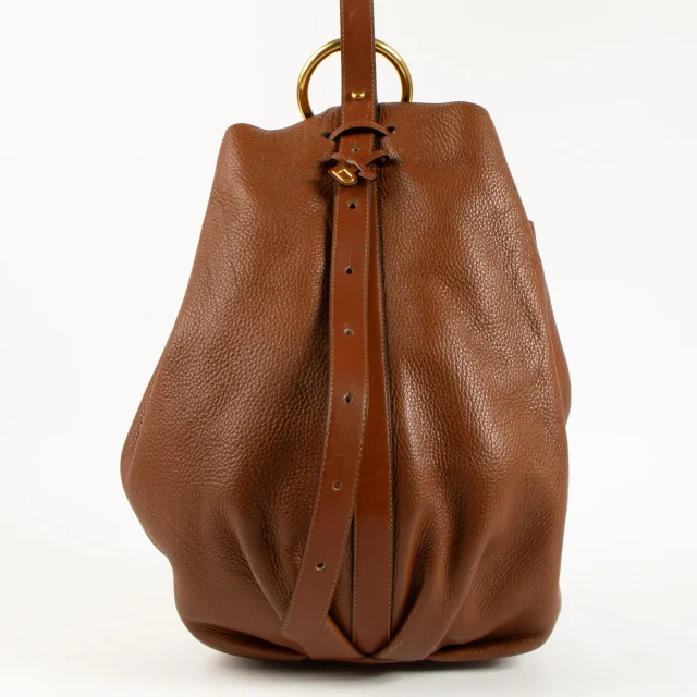 Delvaux Rose des Vents GM Bag in Brown from Labellov, photo 3 of 5
