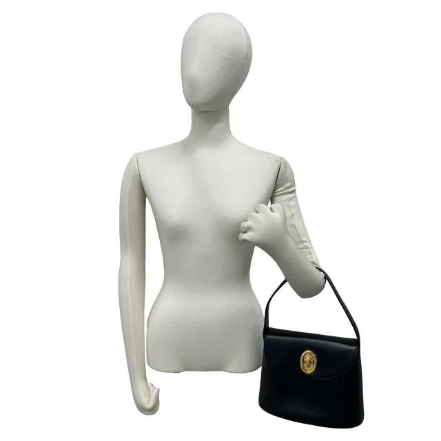 Dior Leather Handbag in Black Leather from LuxUness, photo 2 of 10