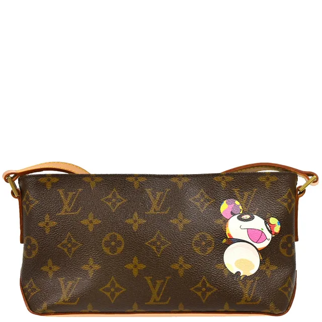 Louis Vuitton 2004 Monogram Panda Trotteur Shoulder Bag M51241 in Coated canvas from AMORE Vintage Tokyo