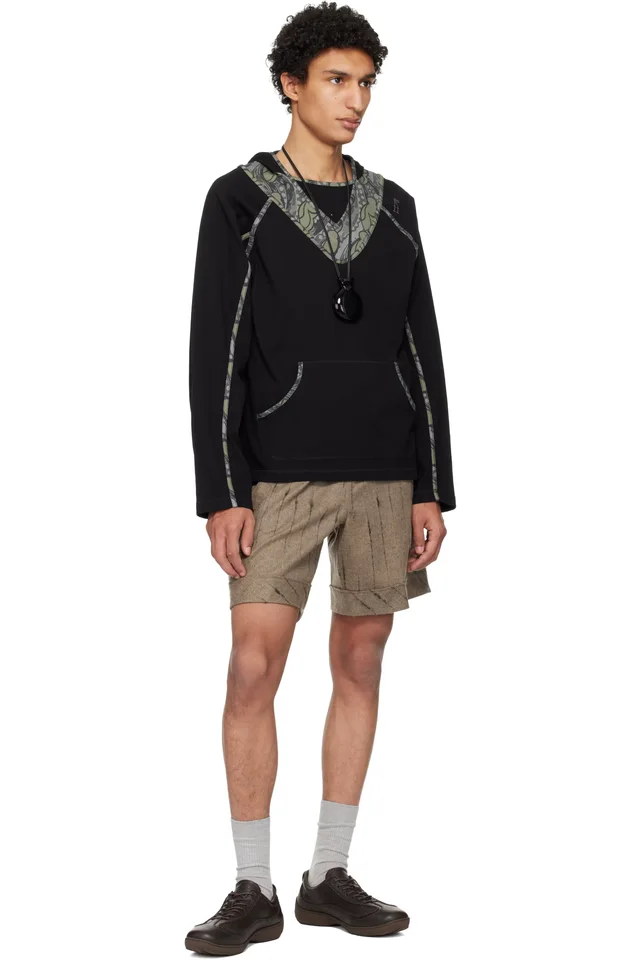 Kiko Kostadinov Black Gizi Hoodie, photo 4 of 4 from SSENSE