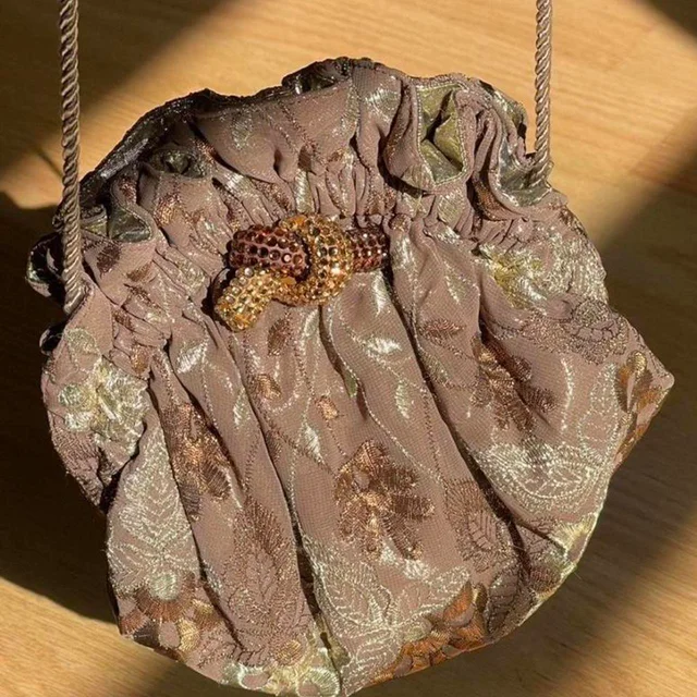 Judith Leiber Women's Bag - Brown/Multi in red|brown|multicolor from Depop, photo 6 of 6