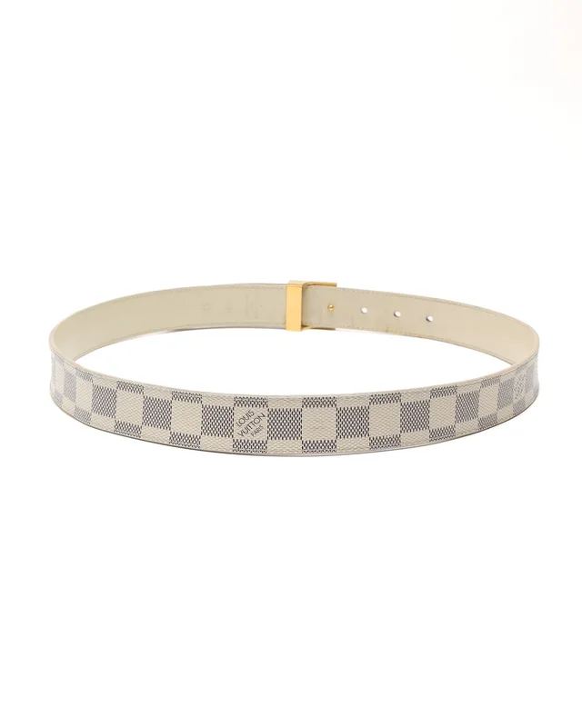 Louis Vuitton Damier Azur Belt, size 85 in Coated canvas from A Retro Tale, photo 2 of 2