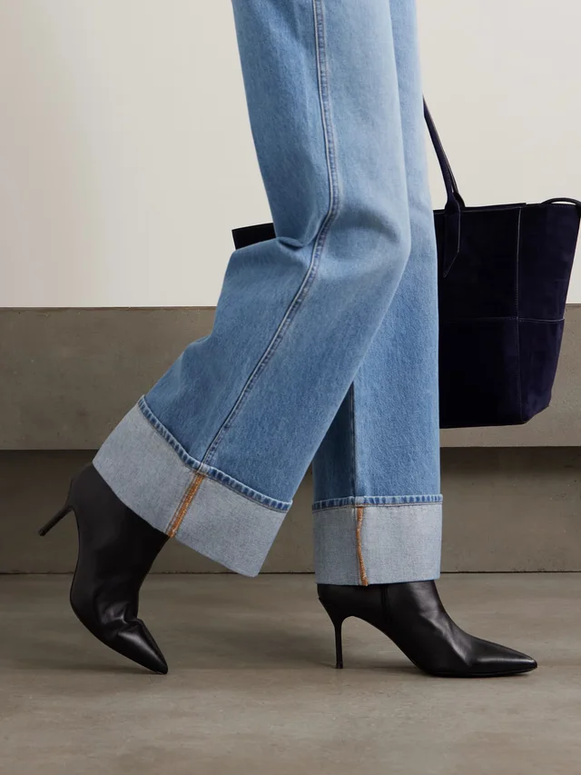 STAUD Sebastian leather ankle boots in Black, photo 2 of 2 from NET-A-PORTER (Canada)