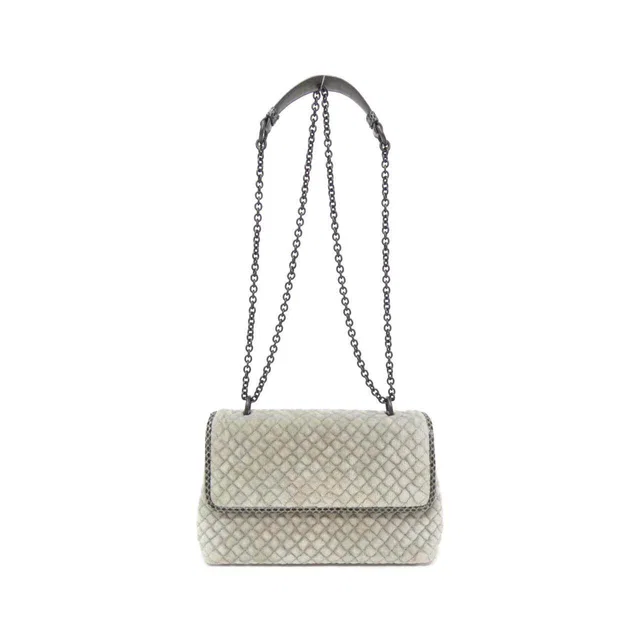 Bottega Veneta Velvet Ayers Snake Shoulder Bag in Velvet from LuxUness