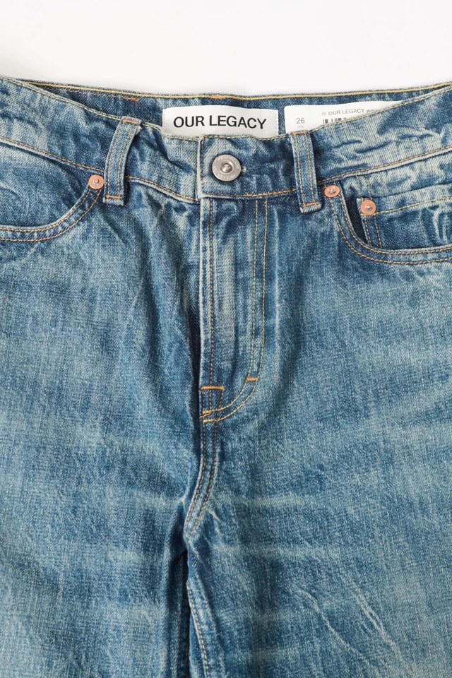 Our Legacy Faded Straight-Leg Jeans, photo 2 of 8 from SENSER