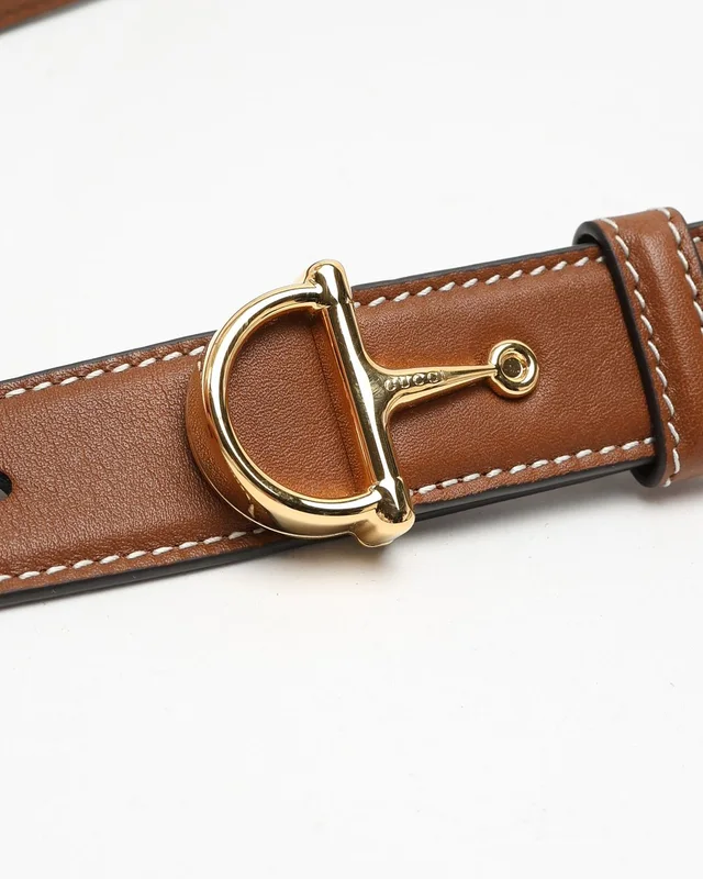 Gucci Horsebit Belt, size 90 in Denim from A Retro Tale, photo 3 of 5