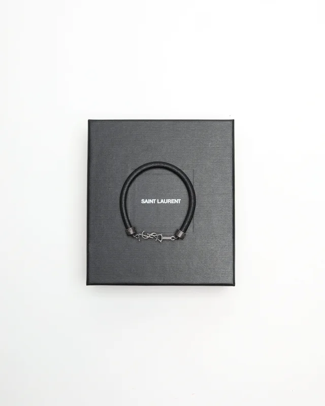 Saint Laurent Leather Bracelet in Leather from A Retro Tale, photo 2 of 3
