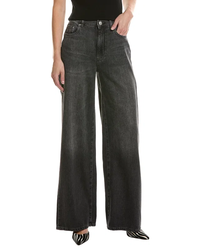 DL1961 Hepburn Nightshade Aura Wide Leg Jean, image 1 of 1 from Gilt