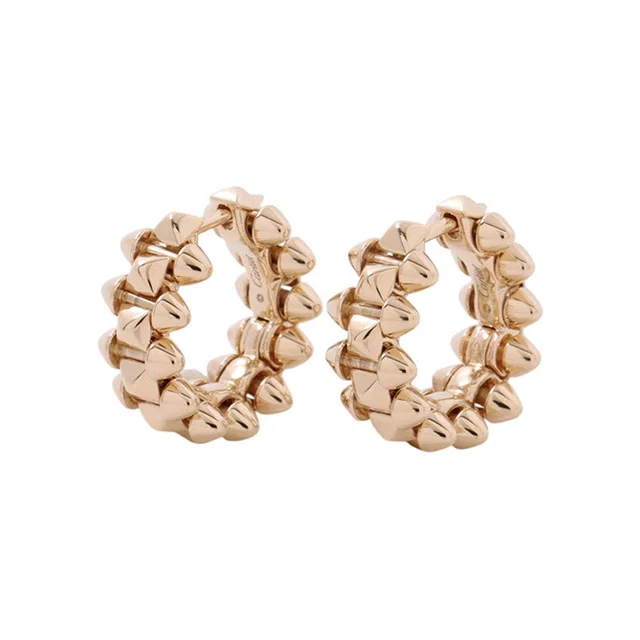 Crush de Cartier Earrings Mini ModelB8301520 18K Pink Gold in Pink from GALLERY RARE