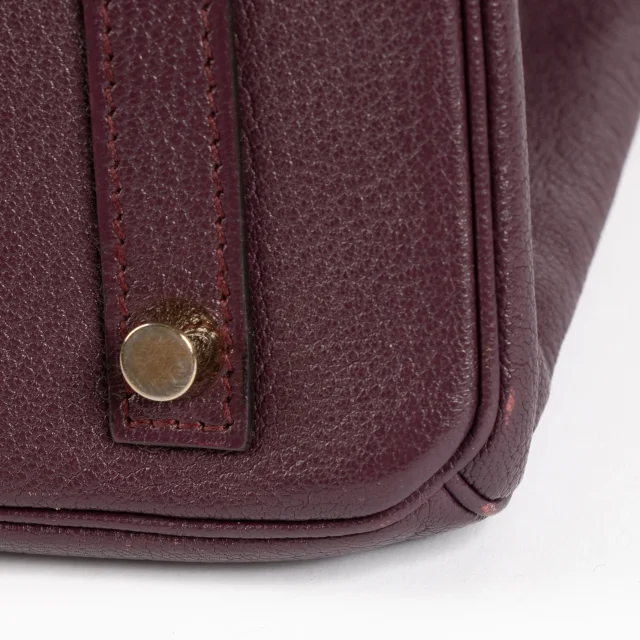 Hermès HSS Birkin 30 Quetsche Chevre Mysore BGHW in Goatskin from Labellov, photo 13 of 13