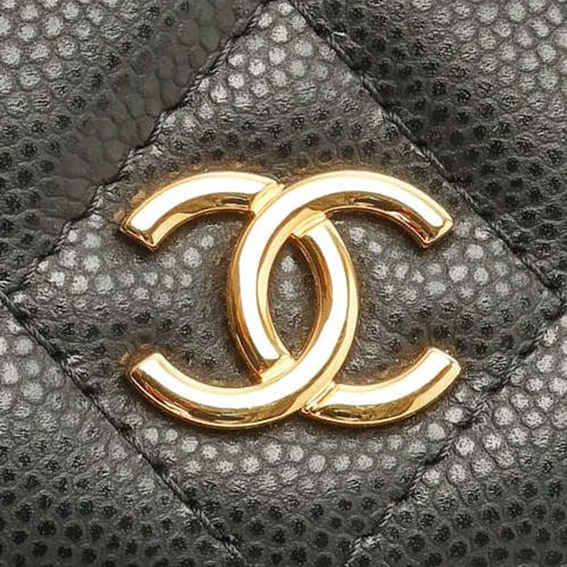 Chanel CC Quilted Star Crossbody Bag in Caviar leather from A Retro Tale, photo 6 of 12