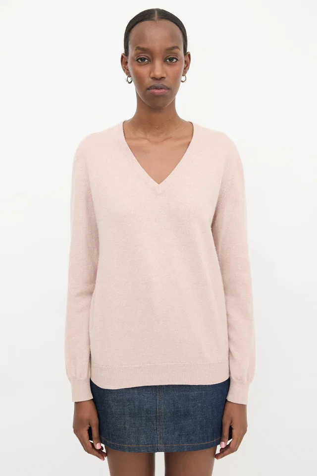 Brunello Cucinelli Cashmere V-Neck Sweater in Cashmere from VSP Consignment